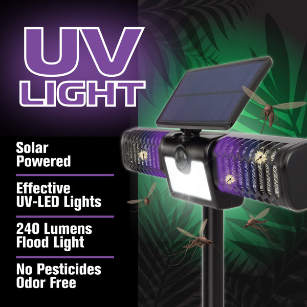 Bell & Howell Bell+Howell Monster Solar 2 in 1 Floodlight Bug Zapper